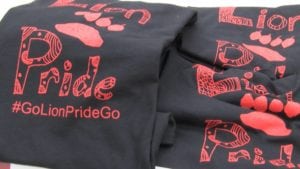 The PTA is selling t-shirts. All proceeds will go towards school safety equipment.