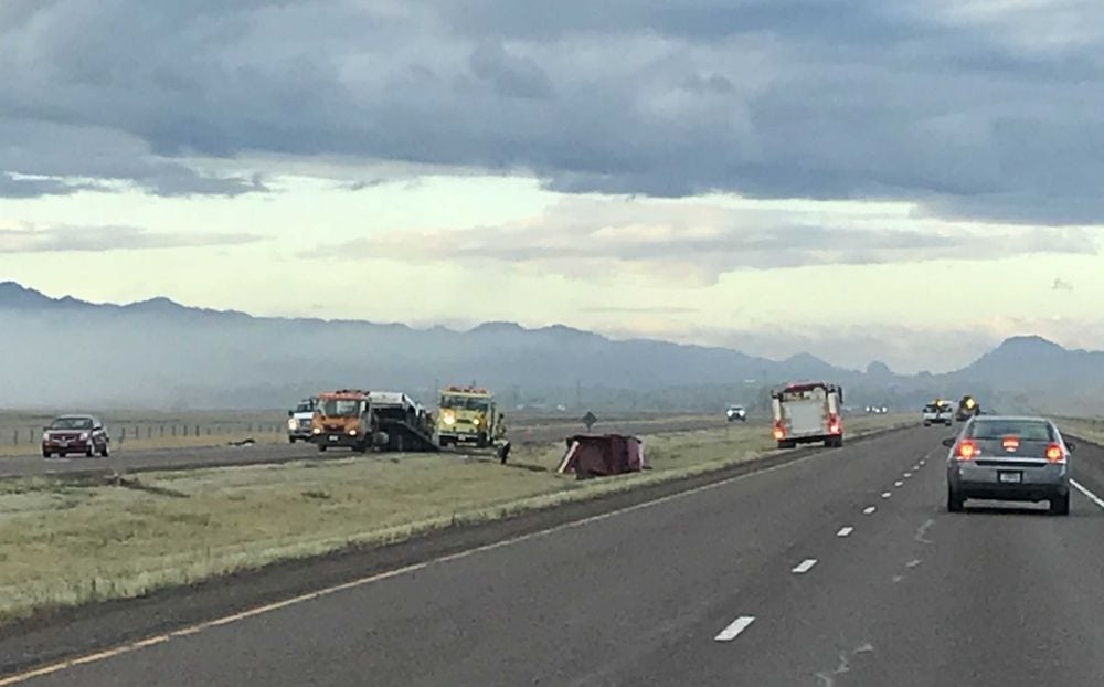 Crash on I-15 north of Cascade
