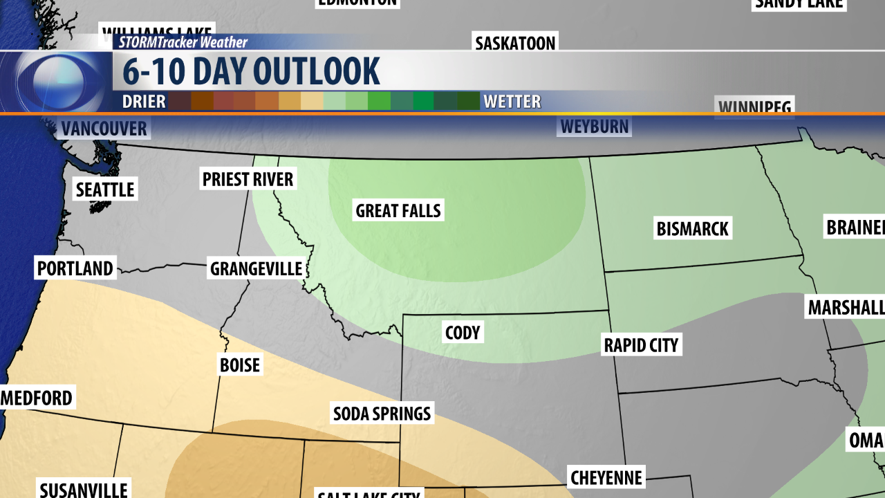 6-10 Day Wetter Outlook