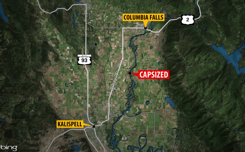 Columbia Falls man dies after boat capsizes